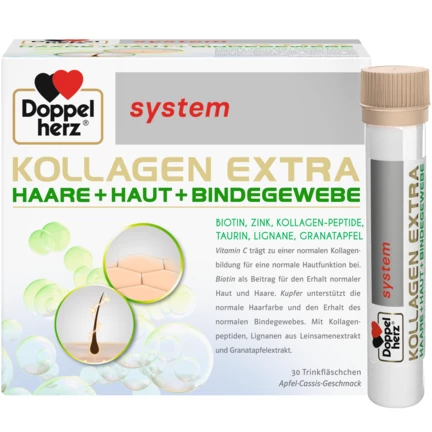 Abbildung der Produktverpackung Doppelherz system KOLLAGEN EXTRA Frontansicht